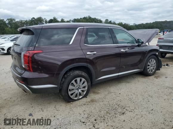 2025 Hyundai Palisade SEL with VIN KM8R24GEXSU826386, listed as a Copart auction lot 84556815 with 28,580 mi miles and Non repairable. Bid and sale history available at DreamBid. Image 3.