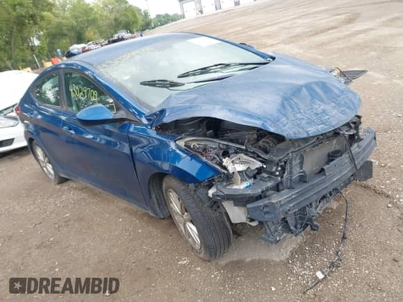 2014 Hyundai Elantra SE z VIN KMHDH4AE8EU152809, wystawiony jako IAAI lot #43029709 z przebiegiem 75 127 mil mil oraz . Historia ofert i sprzedaży dostępna na DreamBid. Obrazek 1.