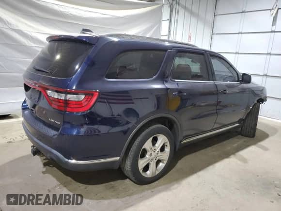 2014 Dodge Durango Limited z VIN 1C4RDJDG6EC323130, wystawiony jako Copart lot #67463715 z przebiegiem 188 734 mil mil oraz Szkoda całkowita • Salvage title. Historia ofert i sprzedaży dostępna na DreamBid. Obrazek 3.