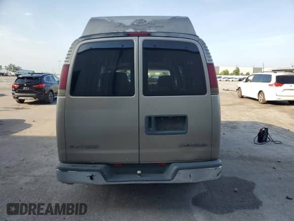 2001 Chevrolet Express Cargo YF7 Upfitter z VIN 1GBFG15M511135708, wystawiony jako Copart lot #58257455 z przebiegiem 111 123 mil mil oraz Szkoda całkowita • Salvage title. Historia ofert i sprzedaży dostępna na DreamBid. Obrazek 6.