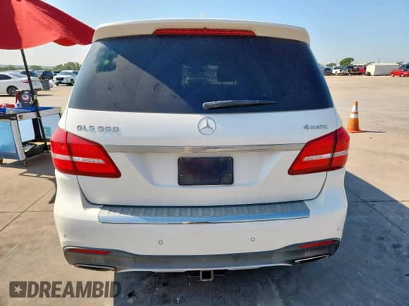 2017 Mercedes-Benz GLS 550 with VIN 4JGDF7DE0HA785832, listed as a Copart auction lot 69815005 with 139,264 mi miles and Salvage title. Bid and sale history available at DreamBid. Image 6.