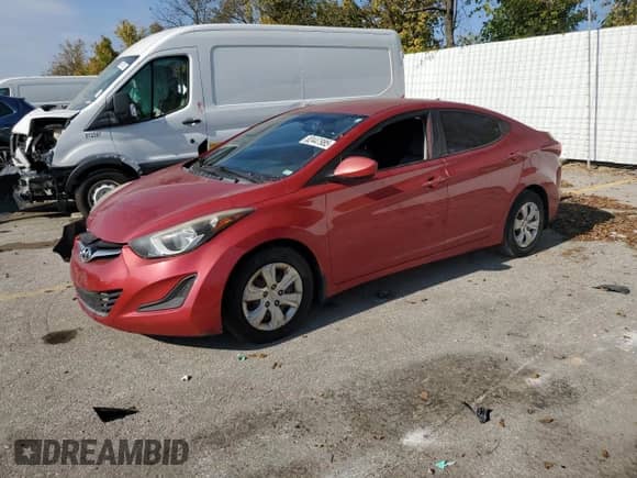 2016 Hyundai Elantra Limited with VIN KMHDH4AE5GU547680, listed as a Copart auction lot 82447985 with 128,607 mi miles and Clean title. Bid and sale history available at DreamBid. Image 1.