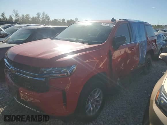 2023 Chevrolet Suburban Commercial z VIN 1GNSKAED5PR194851, wystawiony jako Copart lot #70374725 z przebiegiem 36 956 mil mil oraz Szkoda całkowita • Salvage title. Historia ofert i sprzedaży dostępna na DreamBid. Obrazek 1.