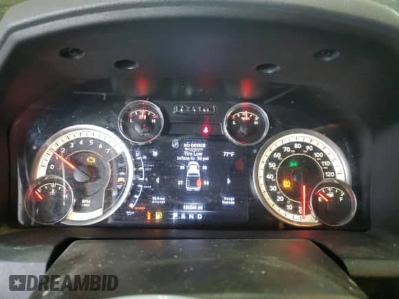 2015 Ram 1500 Big Horn with VIN 1C6RR7LG0FS718974, listed as a Copart auction lot 80812115 with 193,244 mi miles and Clean title. Bid and sale history available at DreamBid. Image 9.