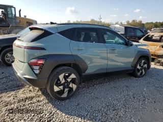 2024 Hyundai Kona Limited with VIN KM8HE3A37RU079263, listed as a Copart auction lot 78460904 with 13,632 mi miles and Salvage title. Bid and sale history available at DreamBid. Image 3.