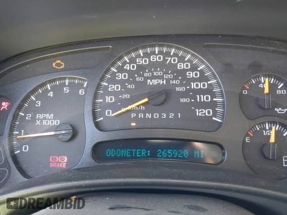 2006 Chevrolet Tahoe Z71 with VIN 1GNEK13T76R169052, listed as a IAAI auction lot 43483452 with 265,920 mi miles and . Bid and sale history available at DreamBid. Image 7.