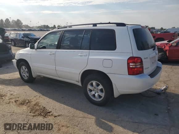 2003 Toyota Highlander with VIN JTEHF21A730106062, listed as a Copart auction lot 84958455 with 200,638 mi miles and Salvage title. Bid and sale history available at DreamBid. Image 2.