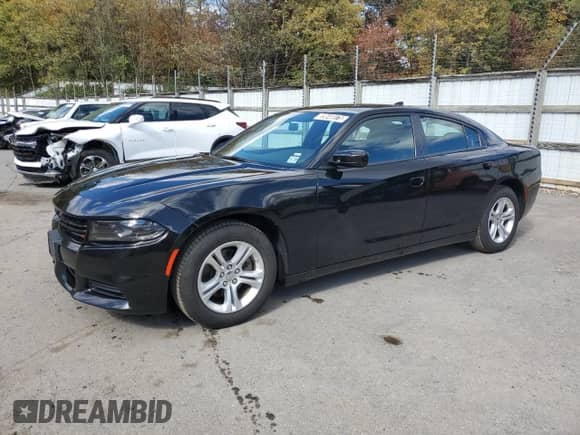 2023 Dodge Charger SXT with VIN 2C3CDXBG6PH515700, listed as a Copart auction lot 89640075 with 47,108 mi miles and Clean title. Bid and sale history available at DreamBid. Image 1.
