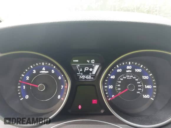 2016 Hyundai Elantra SE with VIN 5NPDH4AE6GH662707, listed as a IAAI auction lot 43327197 with 149,468 mi miles and . Bid and sale history available at DreamBid. Image 7.