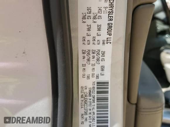 2012 Jeep Grand Cherokee Laredo z VIN 1C4RJEAG0CC137309, wystawiony jako Copart lot #71566755 z przebiegiem 178 785 mil mil oraz Szkoda całkowita • Salvage title. Historia ofert i sprzedaży dostępna na DreamBid. Obrazek 13.