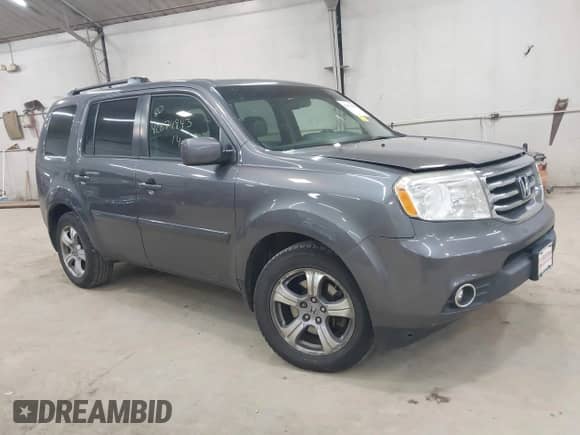 2014 Honda Pilot EX-L z VIN 5FNYF4H52EB024950, wystawiony jako IAAI lot #42874943 z przebiegiem 164 315 mil mil oraz . Historia ofert i sprzedaży dostępna na DreamBid. Obrazek 1.