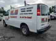 2020 Chevrolet Express Cargo with VIN 1GCWGAFG2L1263265, listed as a Copart auction lot 68160305 with 56,976 mi miles and Salvage title. Bid and sale history available at DreamBid. Image 2.