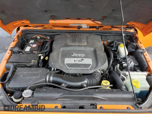 2013 Jeep Wrangler Rubicon 10th Anniversary with VIN 1C4BJWCG0DL509141, listed as a Copart auction lot 70674925 with 118,224 mi miles and Salvage title. Bid and sale history available at DreamBid. Image 11.