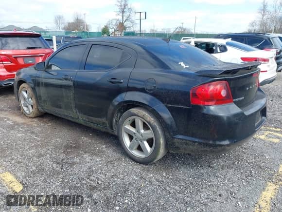 2011 Dodge Avenger Heat with VIN 1B3BD1FG7BN574688, listed as a IAAI auction lot 41918048 with 87,535 mi miles and . Bid and sale history available at DreamBid. Image 3.