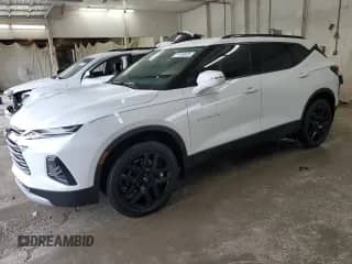 2022 Chevrolet Blazer LT z VIN 3GNKBCR42NS144618, wystawiony jako Copart lot #71410325 z przebiegiem 39 355 mil mil oraz Szkoda całkowita • Salvage title. Historia ofert i sprzedaży dostępna na DreamBid. Obrazek 1.