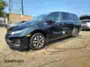 2025 Honda Odyssey EX-L с VIN 5FNRL6H66SB005833, выставлен на аукционе Copart как лот 66020215 с пробегом 8 857 миль миль и Списание • Salvage title. История ставок и продаж доступна на DreamBid. Изображение 1.