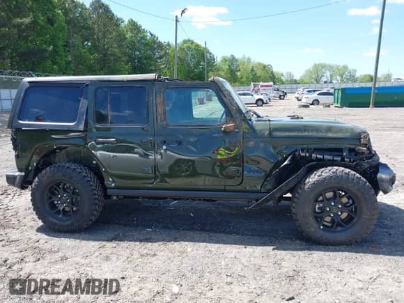 2024 Jeep Wrangler Willys z VIN 1C4PJXDG8RW236725, wystawiony jako IAAI lot #39128397 z przebiegiem 50 mil mil oraz . Historia ofert i sprzedaży dostępna na DreamBid. Obrazek 14.