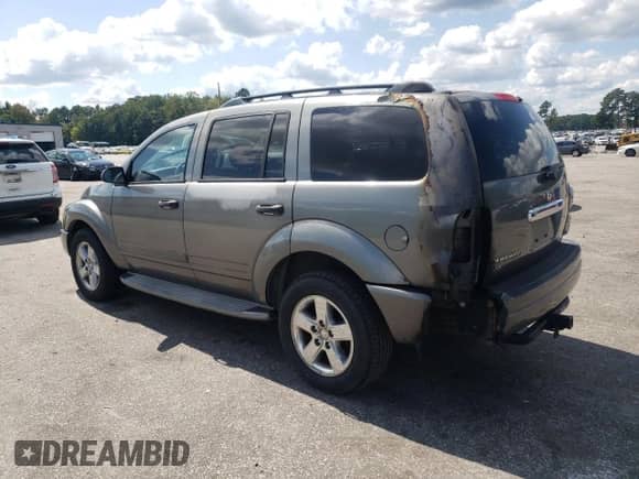 2005 Dodge Durango SLT with VIN 1D8HB48N35F517741, listed as a Copart auction lot 80253475 with 125,595 mi miles and Salvage title. Bid and sale history available at DreamBid. Image 2.