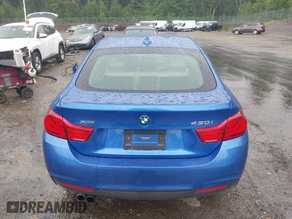 2018 BMW 4 Series 430i xDrive with VIN WBA4J3C56JBG95730, listed as a IAAI auction lot 42871370 with 70,614 mi miles and . Bid and sale history available at DreamBid. Image 17.