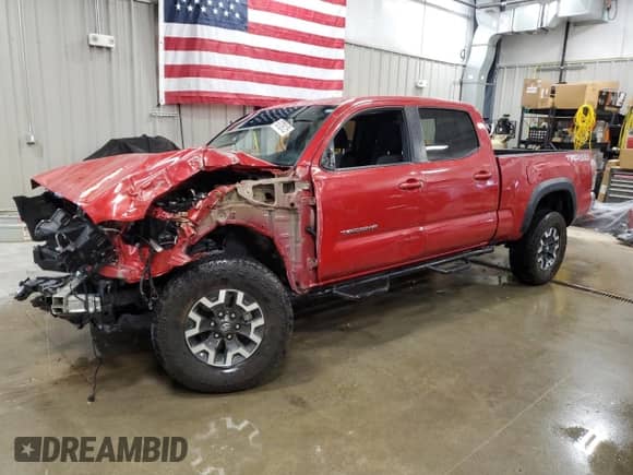2022 Toyota Tacoma SR5 with VIN 3TMDZ5BN5NM140188, listed as a Copart auction lot 63706125 with Not provided miles and Salvage title. Bid and sale history available at DreamBid. Image 1.