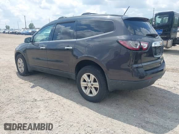 2014 Chevrolet Traverse LT with VIN 1GNKRGKD0EJ194903, listed as a IAAI auction lot 42992667 with Not provided miles and . Bid and sale history available at DreamBid. Image 3.