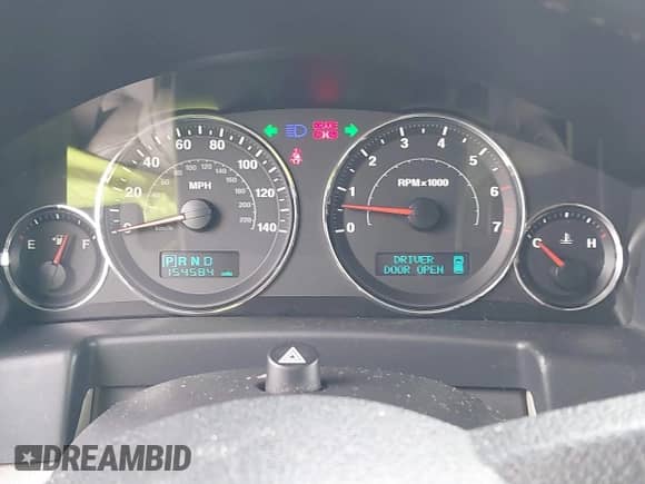 2007 Jeep Commander Limited with VIN 1J8HG58P77C573878, listed as a IAAI auction lot 41843633 with 154,584 mi miles and . Bid and sale history available at DreamBid. Image 7.