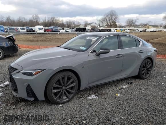 2024 Lexus IS 350 F Sport z VIN JTHBZ1E22R5034602, wystawiony jako Copart lot #88689965 z przebiegiem Nie podano mil oraz Szkoda całkowita • Salvage title. Historia ofert i sprzedaży dostępna na DreamBid. Obrazek 1.
