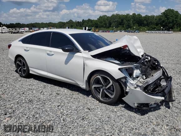2022 Honda Accord Sport z VIN 1HGCV1F34NA124152, wystawiony jako Copart lot #65320615 z przebiegiem 42 788 mil mil oraz Szkoda całkowita • Salvage title. Historia ofert i sprzedaży dostępna na DreamBid. Obrazek 4.