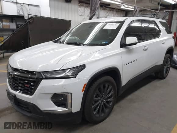 2023 Chevrolet Traverse RS с VIN 1GNEVJKW0PJ130838, выставлен на аукционе IAAI как лот 42750676 с пробегом 78 659 миль миль и . История ставок и продаж доступна на DreamBid. Изображение 2.