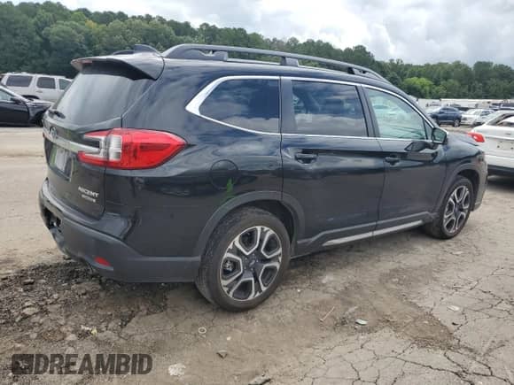 2023 Subaru Ascent Limited with VIN 4S4WMAUD8P3453126, listed as a Copart auction lot 65090485 with 30,198 mi miles and Salvage title. Bid and sale history available at DreamBid. Image 3.