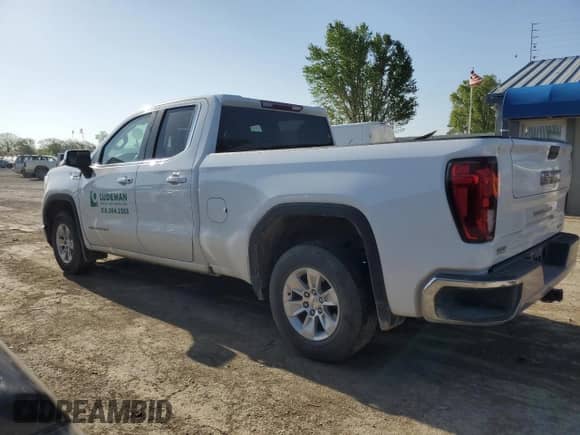 2021 GMC Sierra 1500 SLE with VIN 1GTR8BED1MZ293481, listed as a Copart auction lot 53313915 with 120,912 mi miles and Salvage title. Bid and sale history available at DreamBid. Image 2.