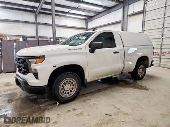 2023 Chevrolet Silverado 1500 Work Truck with VIN 3GCNAAEK8PG350761, listed as a Copart auction lot 71871005 with 113,066 mi miles and Clean title. Bid and sale history available at DreamBid. Image 1.