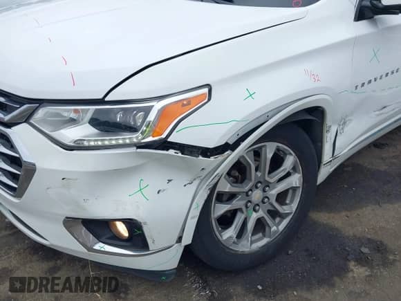 2018 Chevrolet Traverse Premier with VIN 1GNEVJKW7JJ218518, listed as a IAAI auction lot 42876202 with 105,178 mi miles and . Bid and sale history available at DreamBid. Image 17.