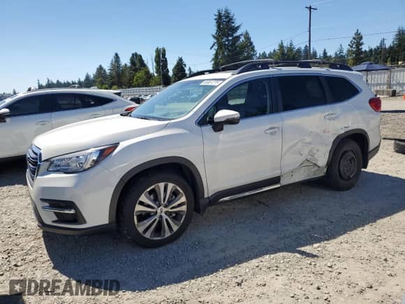 2020 Subaru Ascent Limited with VIN 4S4WMAPDXL3477238, listed as a Copart auction lot 66961235 with 48,480 mi miles and Salvage title. Bid and sale history available at DreamBid. Image 1.