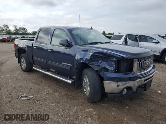 2009 GMC Sierra 1500 SLT with VIN 3GTEK33389G250974, listed as a Copart auction lot 64295365 with 234,299 mi miles and Salvage title. Bid and sale history available at DreamBid. Image 4.