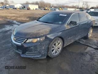2017 Chevrolet Impala LT with VIN 1G1105SA8HU182227, listed as a Copart auction lot 41762805 with 144,179 mi miles and Salvage title. Bid and sale history available at DreamBid. Image 1.