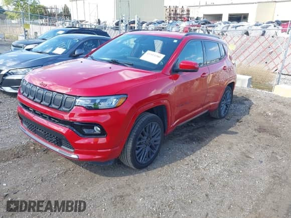 2022 Jeep Compass Limited with VIN 3C4NJDCB9NT157611, listed as a IAAI auction lot 43313280 with 59,475 mi miles and . Bid and sale history available at DreamBid. Image 17.