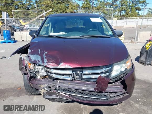 2014 Honda Odyssey LX with VIN 5FNRL5H2XEB059826, listed as a IAAI auction lot 43448763 with 154,540 mi miles and . Bid and sale history available at DreamBid. Image 6.