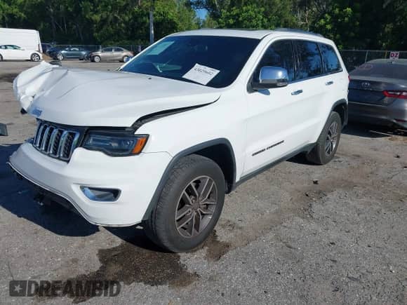 2019 Jeep Grand Cherokee Limited with VIN 1C4RJFBG4KC713034, listed as a IAAI auction lot 43029602 with 105,411 mi miles and . Bid and sale history available at DreamBid. Image 2.