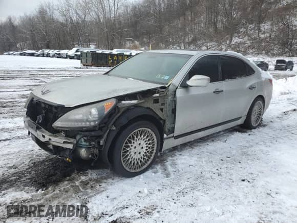2014 Hyundai Equus Ultimate z VIN KMHGH4JH6EU073808, wystawiony jako Copart lot #43197165 z przebiegiem 125 491 mil mil oraz Szkoda całkowita • Salvage title. Historia ofert i sprzedaży dostępna na DreamBid. Obrazek 1.