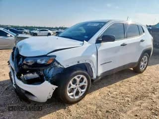 2024 Jeep Compass Sport with VIN 3C4NJDANXRT175540, listed as a Copart auction lot 69586715 with 8,391 mi miles and Salvage title. Bid and sale history available at DreamBid. Image 1.