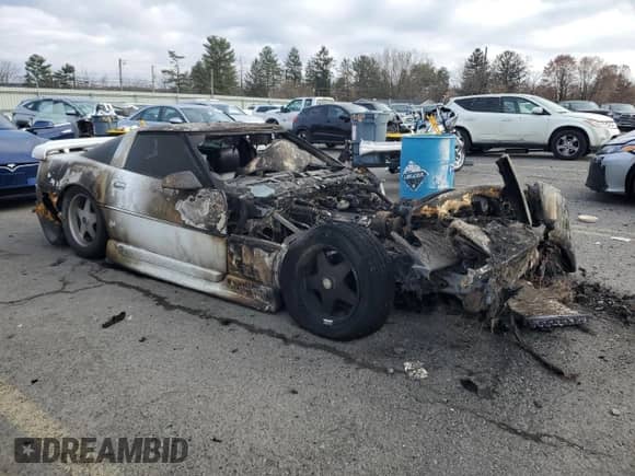 1984 Chevrolet Corvette with VIN 1G1AY078XE5117421, listed as a Copart auction lot 80831414 with Not provided miles and Salvage title. Bid and sale history available at DreamBid. Image 4.