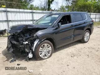 2024 Mitsubishi Outlander ES with VIN JA4J3UA84RZ083796, listed as a Copart auction lot 54502975 with 18,624 mi miles and Salvage title. Bid and sale history available at DreamBid. Image 1.