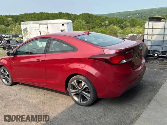 2014 Hyundai Elantra with VIN KMHDH6AH9EU028683, listed as a Copart auction lot 59786275 with 89,876 mi miles and Salvage title. Bid and sale history available at DreamBid. Image 3.