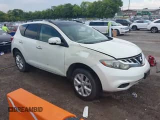 2011 Nissan Murano SL with VIN JN8AZ1MU8BW062280, listed as a IAAI auction lot 42998800 with 213,177 mi miles and . Bid and sale history available at DreamBid. Image 1.