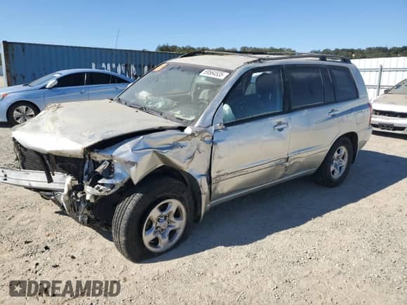 2003 Toyota Highlander с VIN JTEGD21A530071832, выставлен на аукционе Copart как лот 69564535 с пробегом Не указан миль и Списание • Salvage title. История ставок и продаж доступна на DreamBid. Изображение 1.