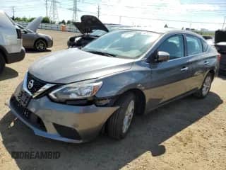 2019 Nissan Sentra SV with VIN 3N1AB7AP8KL622888, listed as a Copart auction lot 62185675 with 49,024 mi miles and Salvage title. Bid and sale history available at DreamBid. Image 1.