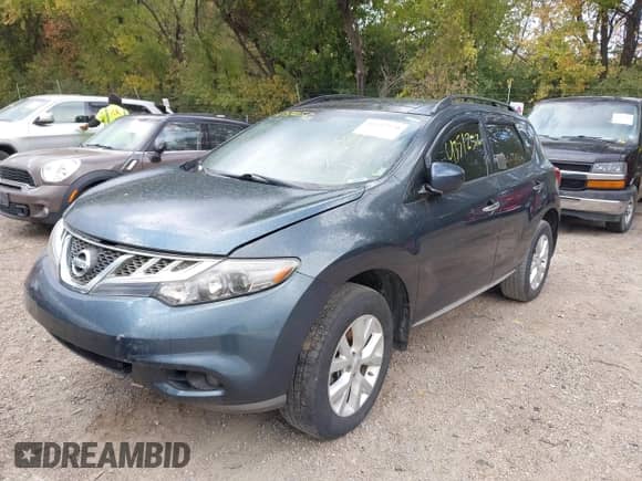 2014 Nissan Murano S with VIN JN8AZ1MW9EW528904, listed as a IAAI auction lot 43512570 with 164,403 mi miles and . Bid and sale history available at DreamBid. Image 18.