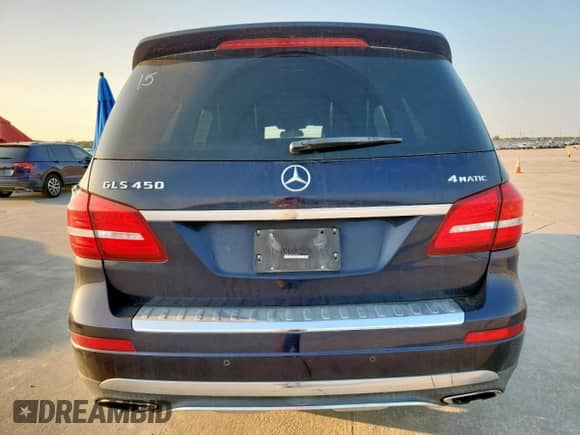 2017 Mercedes-Benz GLS 450 with VIN 4JGDF6EE9HA796613, listed as a Copart auction lot 81257085 with 190,504 mi miles and Clean title. Bid and sale history available at DreamBid. Image 6.