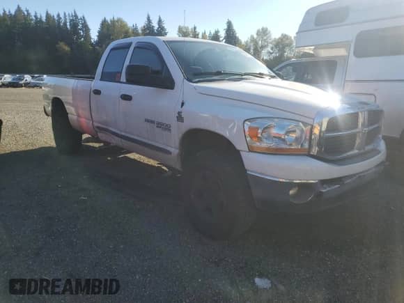 2006 Dodge 2500 ST with VIN 1D7KS28C16J122842, listed as a Copart auction lot 82453775 with 283,285 mi miles and Clean title. Bid and sale history available at DreamBid. Image 4.